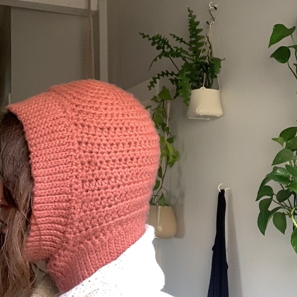 Handmade crochet balaclava hood. - Picture 6 of 6